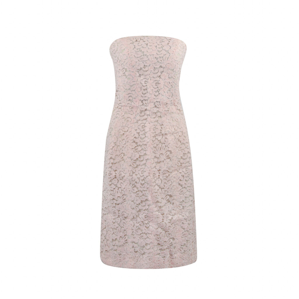 J. Mendel Kleid Blush 40 42 aus Spitze und Seide NEU