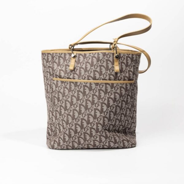 Christian Dior Trotter Canvas & Leather Tasche