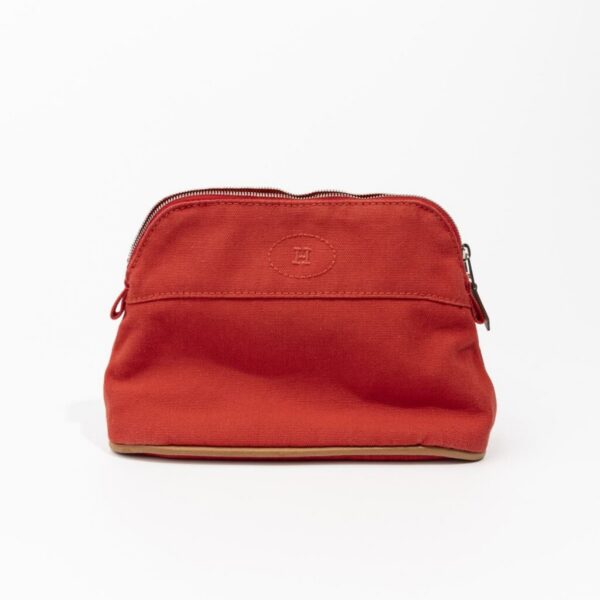 Hermès Bolide Pouch 20 Rot