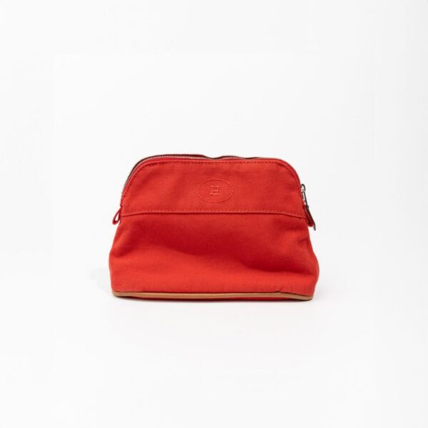 Hermès Bolide Pouch 20 Rot