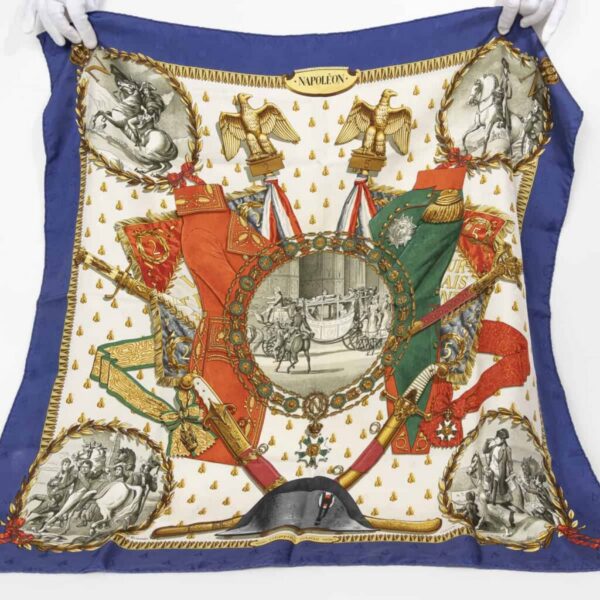 Hermès Carré 90 NAPOLEON Tuch