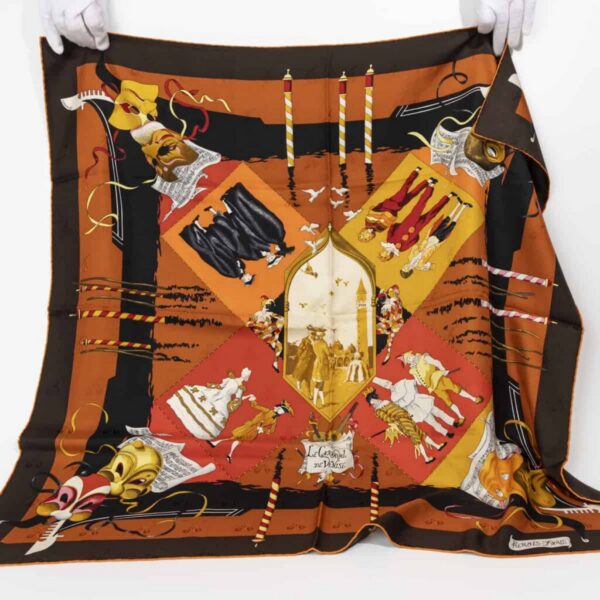 Hermès Carré 90 carnival de venise Tuch