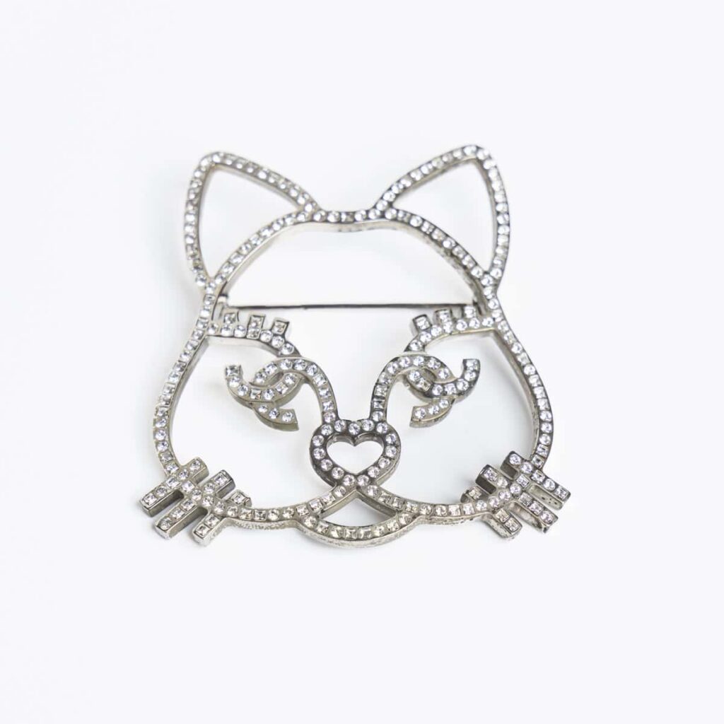 Chanel Brosche Katze