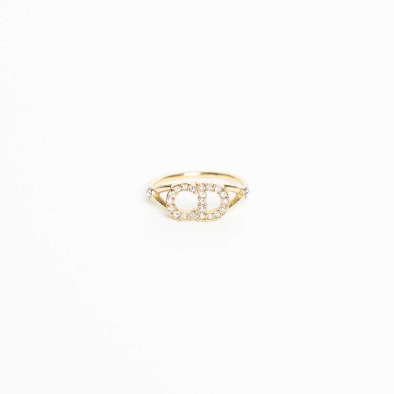 Dior Clair D Lune Clerc Dee Ring Gold Small – Bild 1