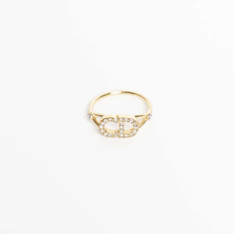 Dior Clair D Lune Clerc Dee Ring Gold Small – Bild 2