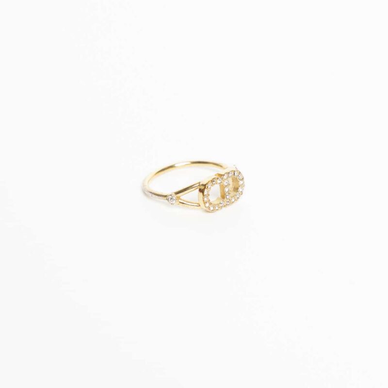 Dior Clair D Lune Clerc Dee Ring Gold Small – Bild 4