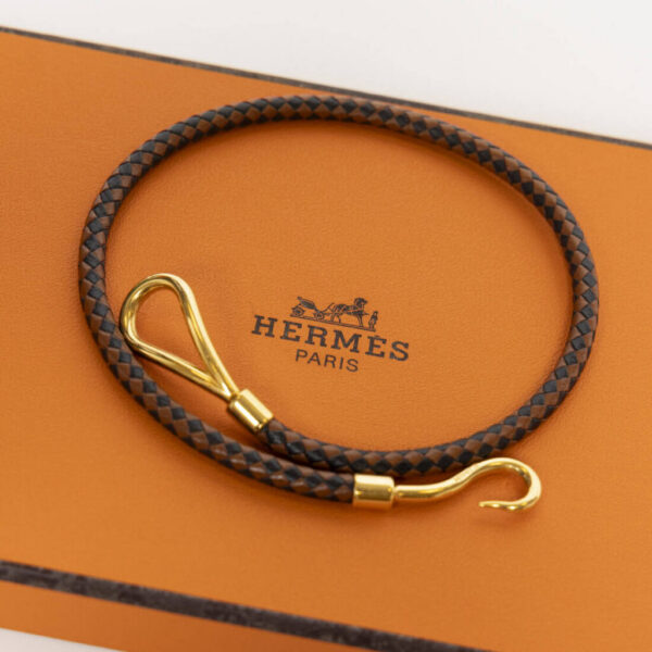 Pulsera gargantilla con gancho jumbo de Hermès
