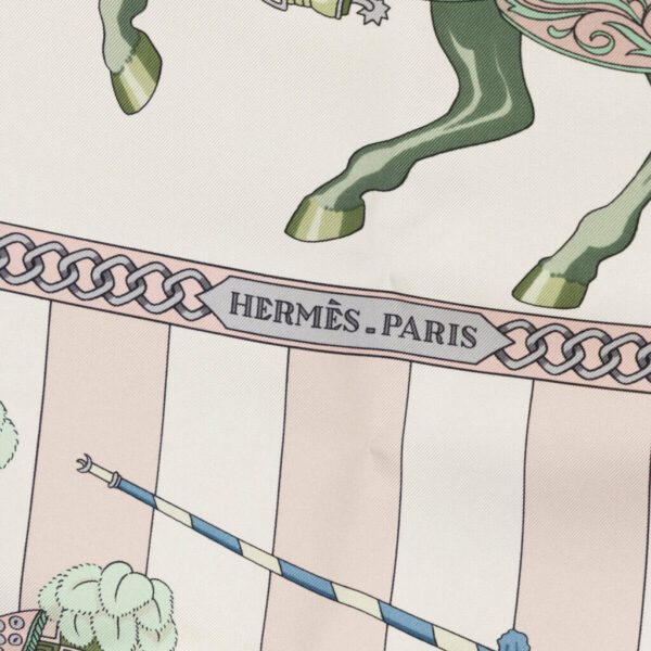 Hermès Pañuelo Carré 90 seda Chocs en Plumes