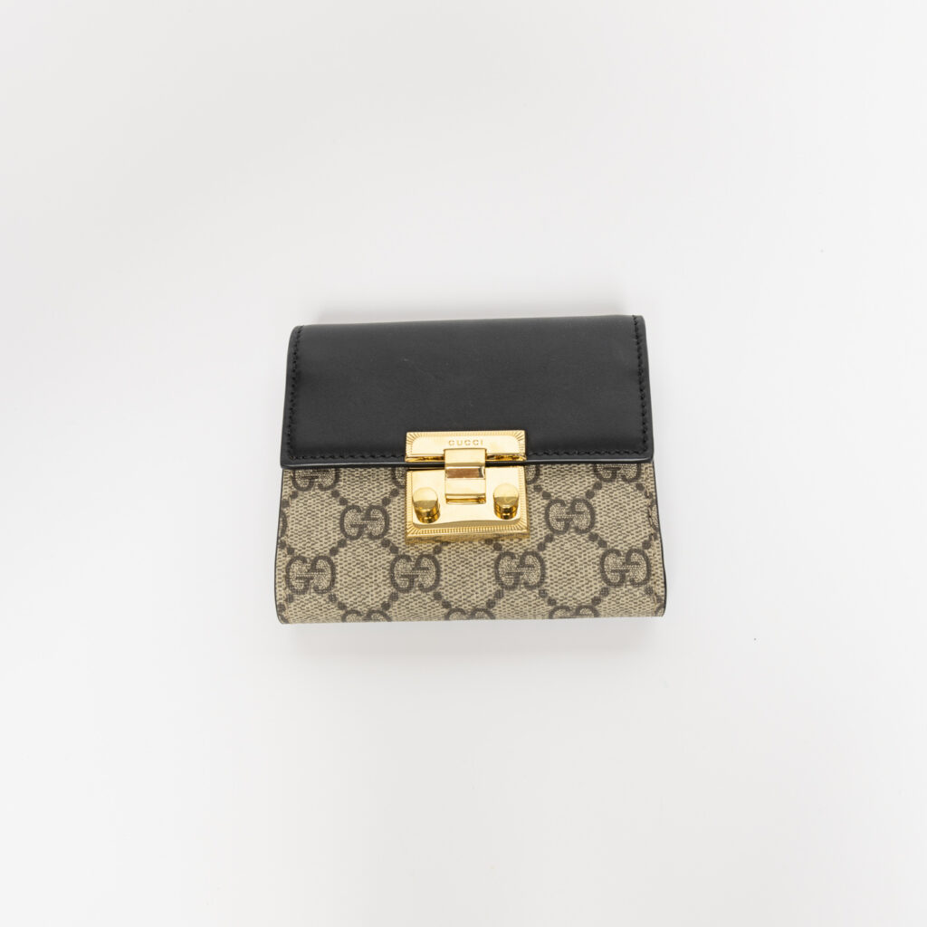 Gucci GG Supreme Padlock Geldbörse