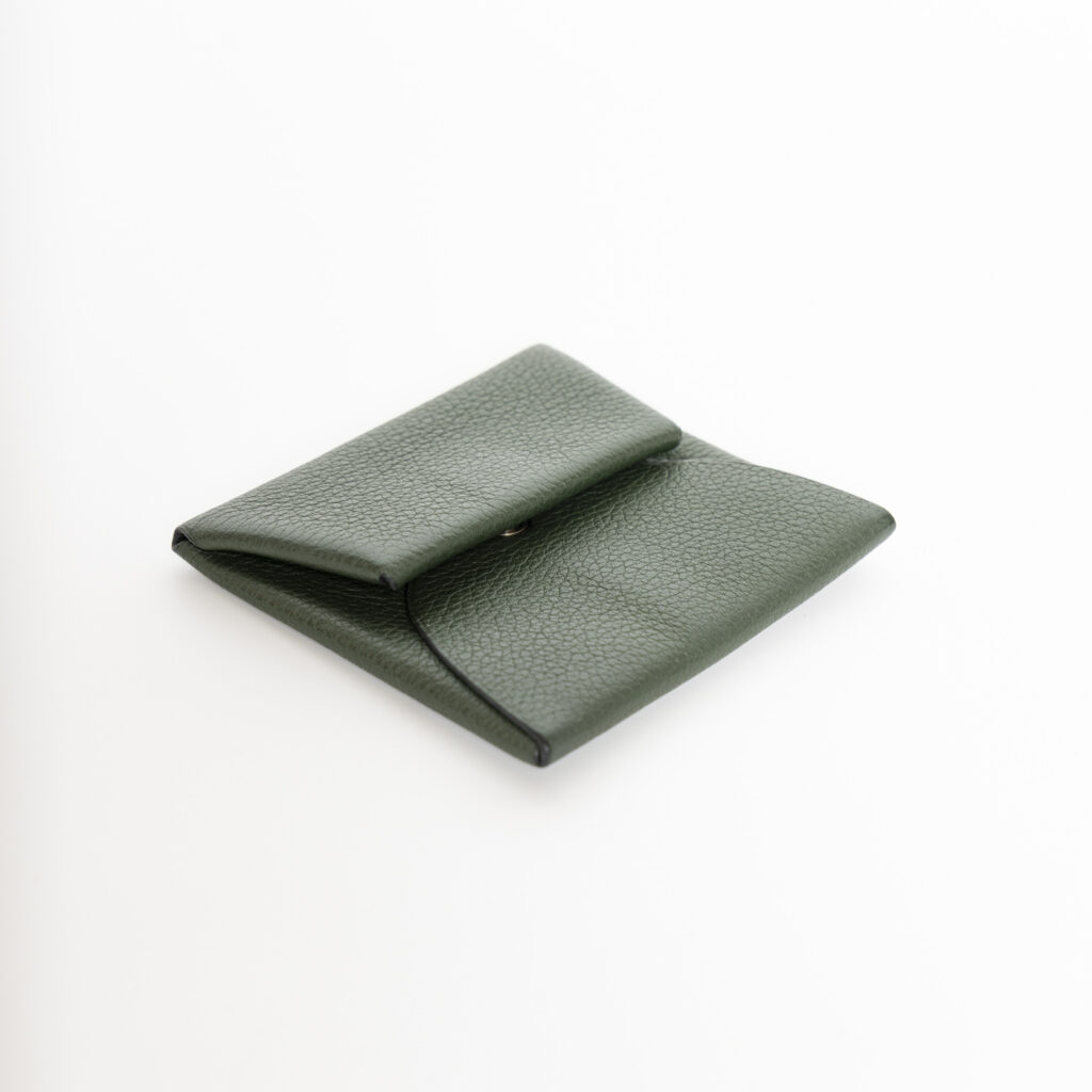 Hermès Bastia Evercolor Coin Purse Green C: 2018 Geldbörse