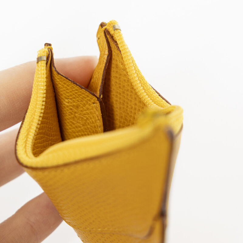 Hermès Mini Banana Pouch Coin Purse Geldbörse Epsom 1997 – Bild 4