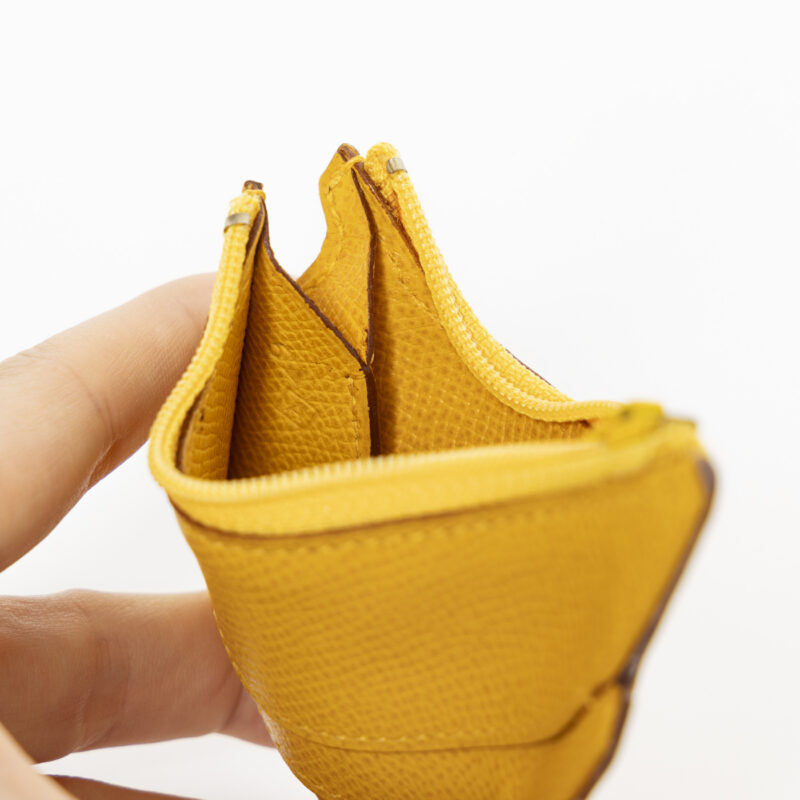 Hermès Mini Banana Pouch Coin Purse Geldbörse Epsom 1997 – Bild 5
