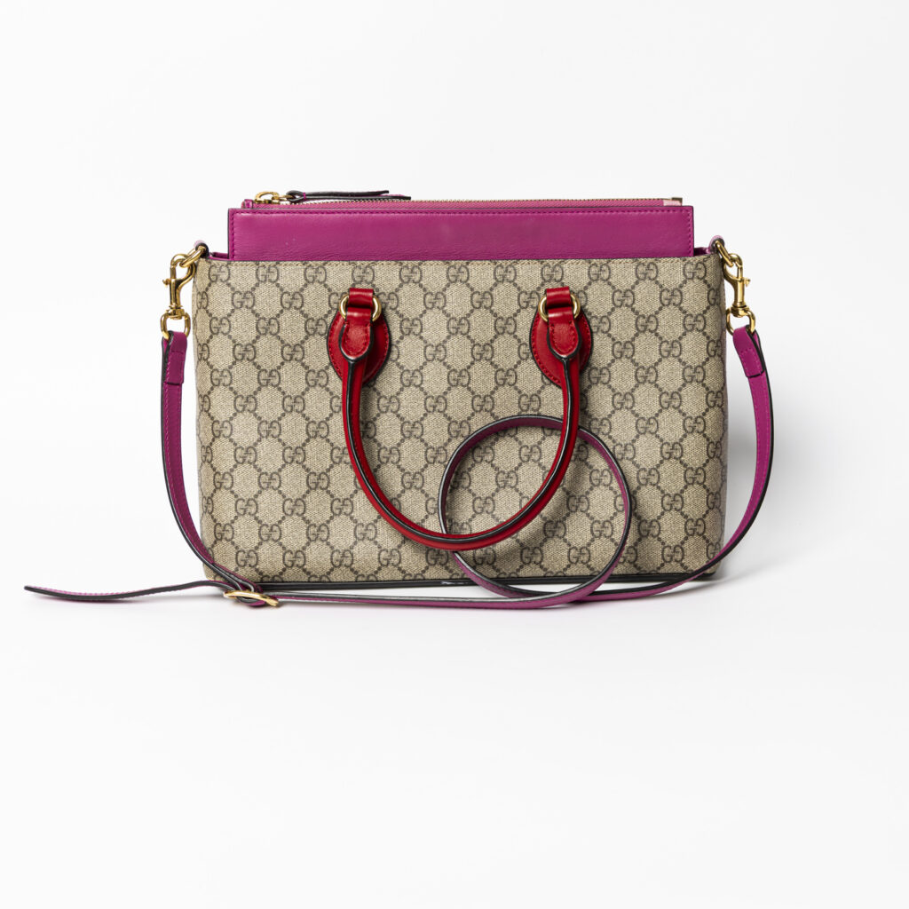 Gucci Supreme Linea A Convertible Tote GG Tasche