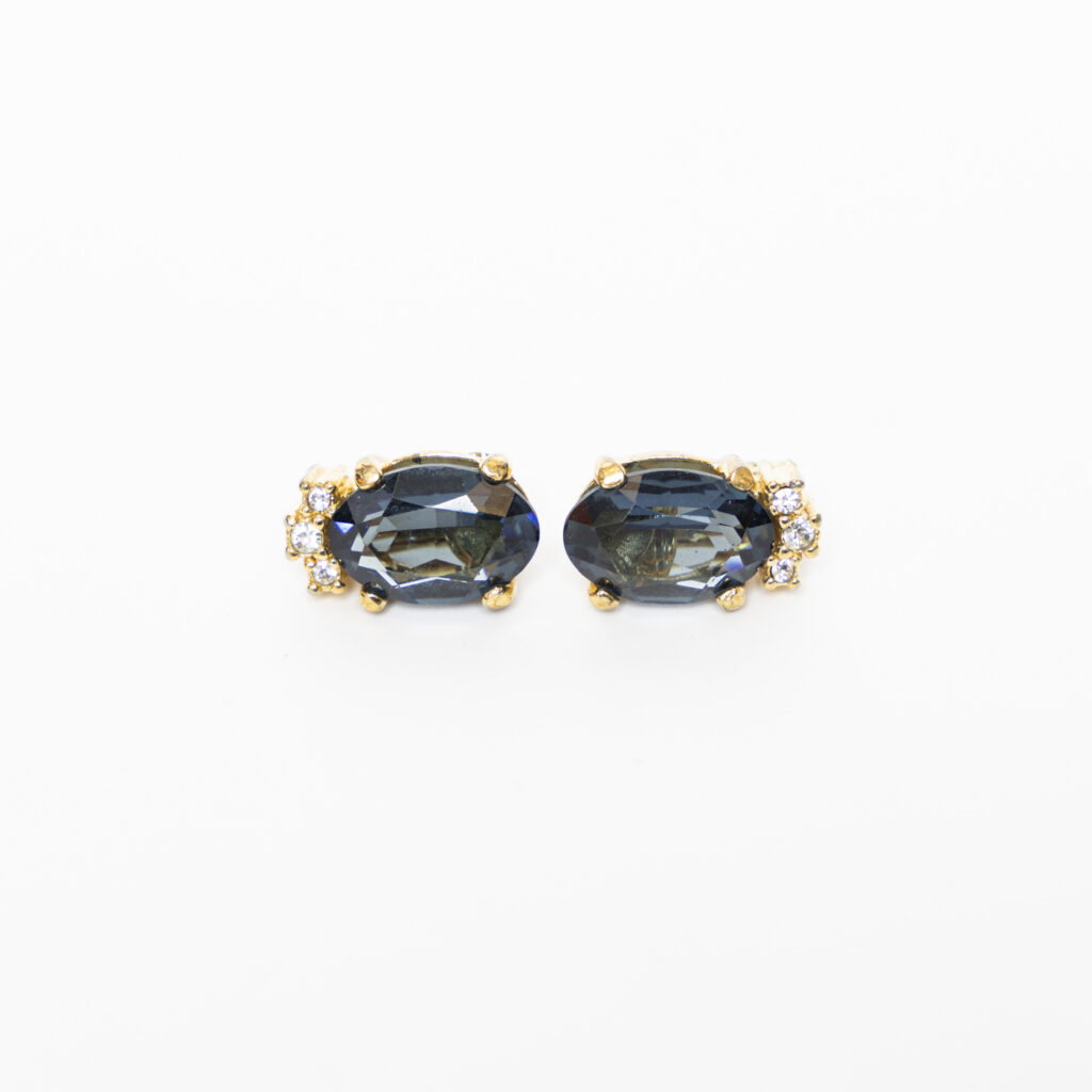 Christian Dior Ohrringe Mit Strass Vintage