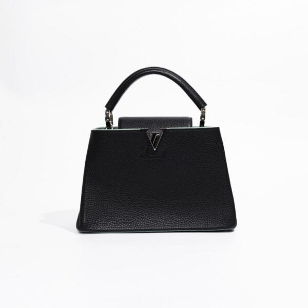 Louis Vuitton Capucines BB Tasche Lambskin Navy Blau mit Gurt