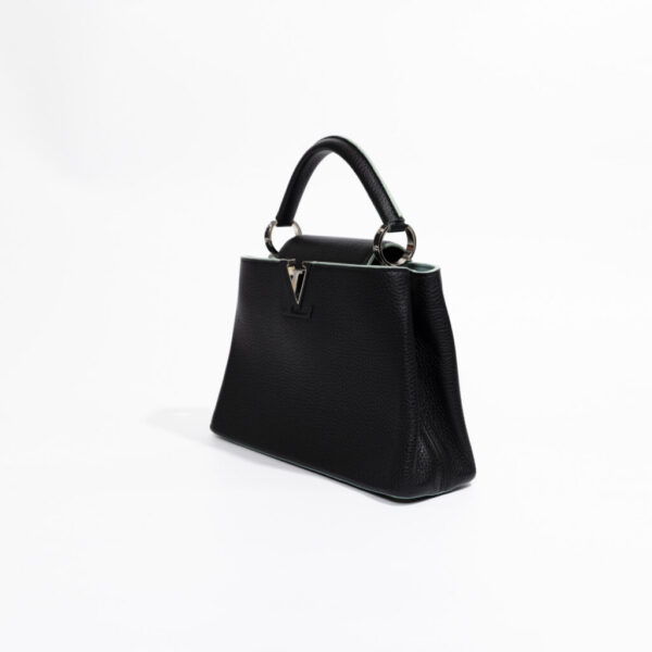 Louis Vuitton Capucines BB Tasche Lambskin Navy Blau mit Gurt