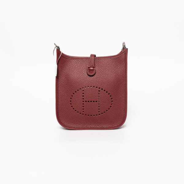 Hermès Bolso bandolera Evelyne 16 Rouge H Grenat Rojo