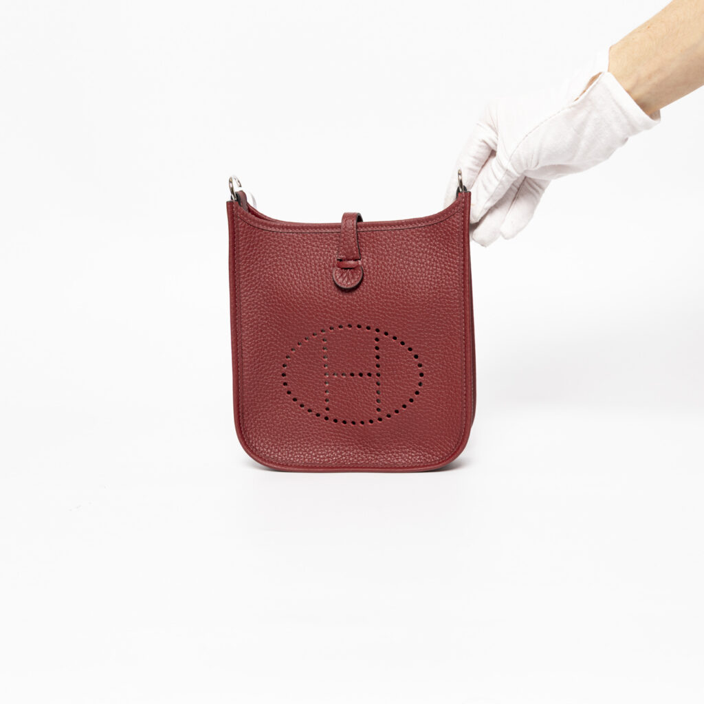 Hermès Evelyne 16 Crossbody Tasche Rouge H Grenat Rot