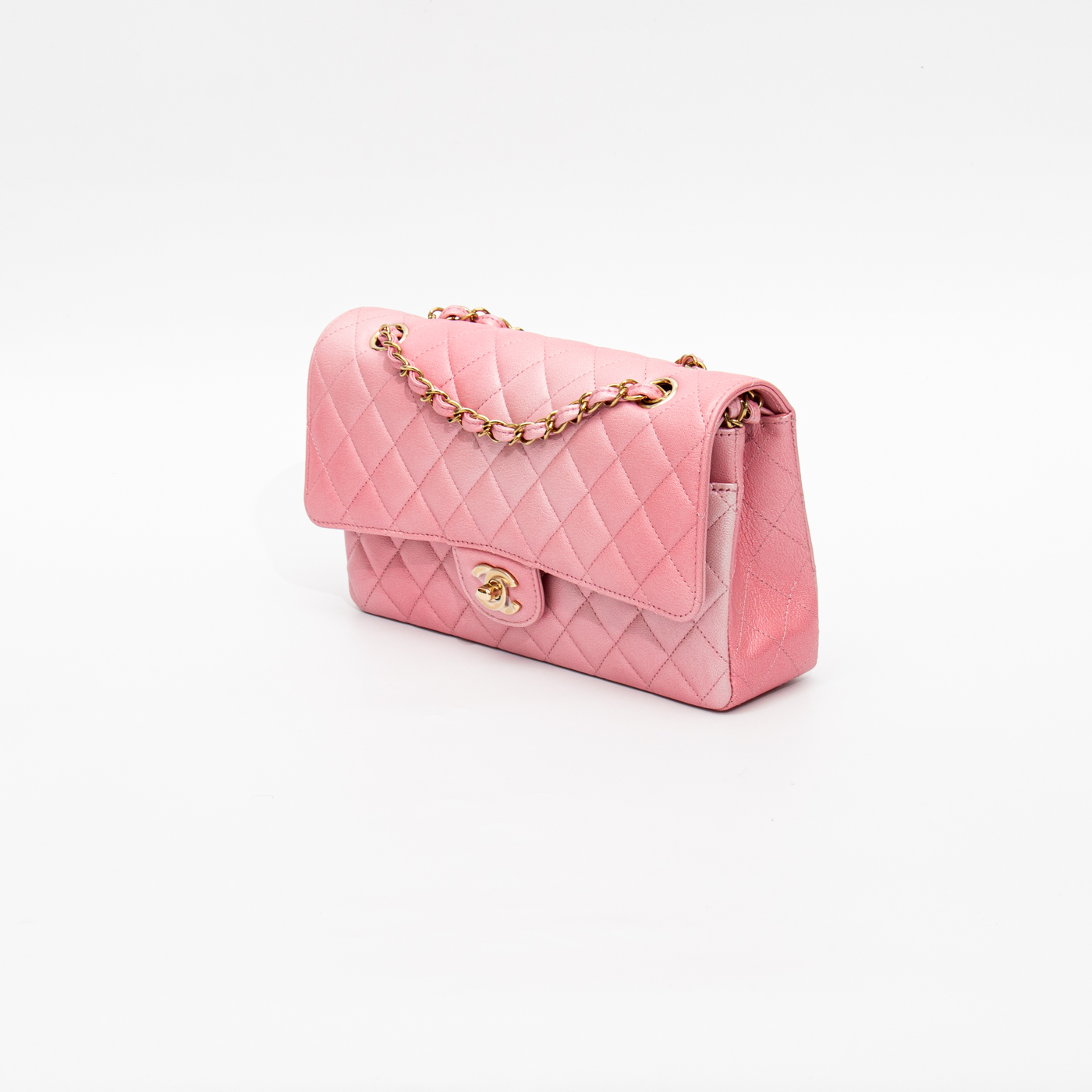 シャネル レディース - ライトピンク Sneakers - Suede calfskin, calfskin & grosgrain, light pink