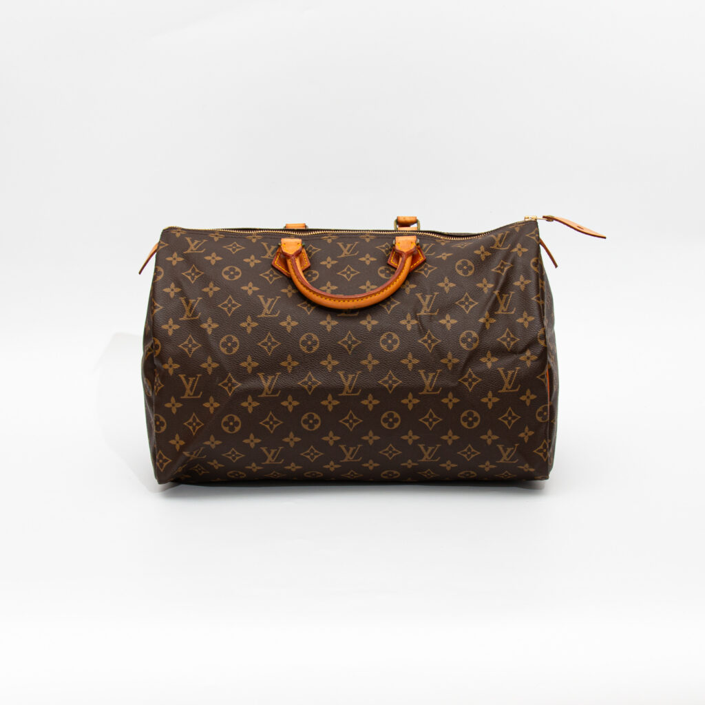 Louis Vuitton Handtasche Monogram Speedy 40 Braun