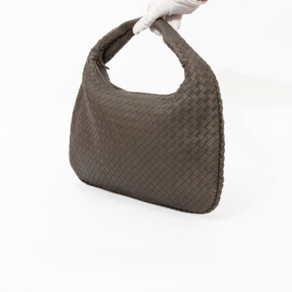 Bottega Veneta Schultertasche Intrecciato Hobo Leder Braun