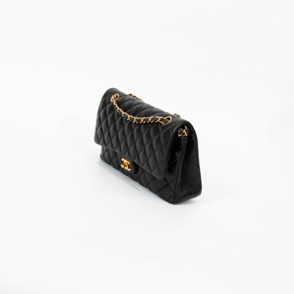 Chanel Timeless Double Flap Tasche Schwarz Lambskin 2020 29121581