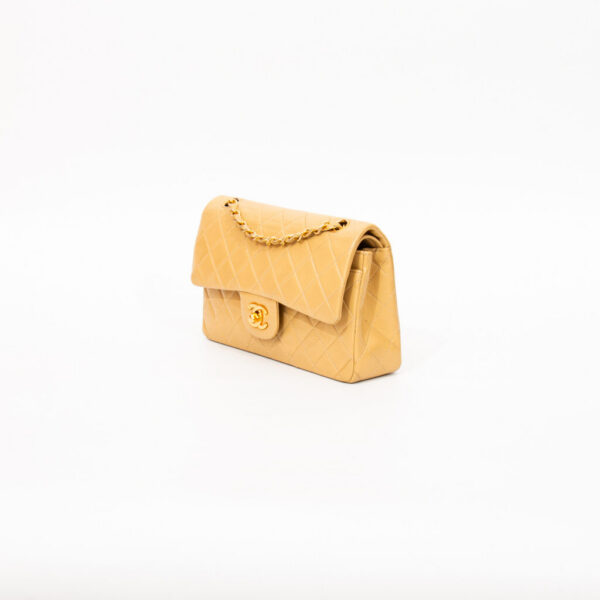 Chanel Tasche Double Flap Beige 1986–1988 0721105