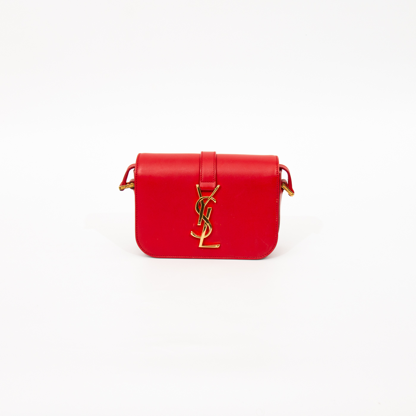 Saint Laurent Monogramme Université Crossbody Tasche Rot