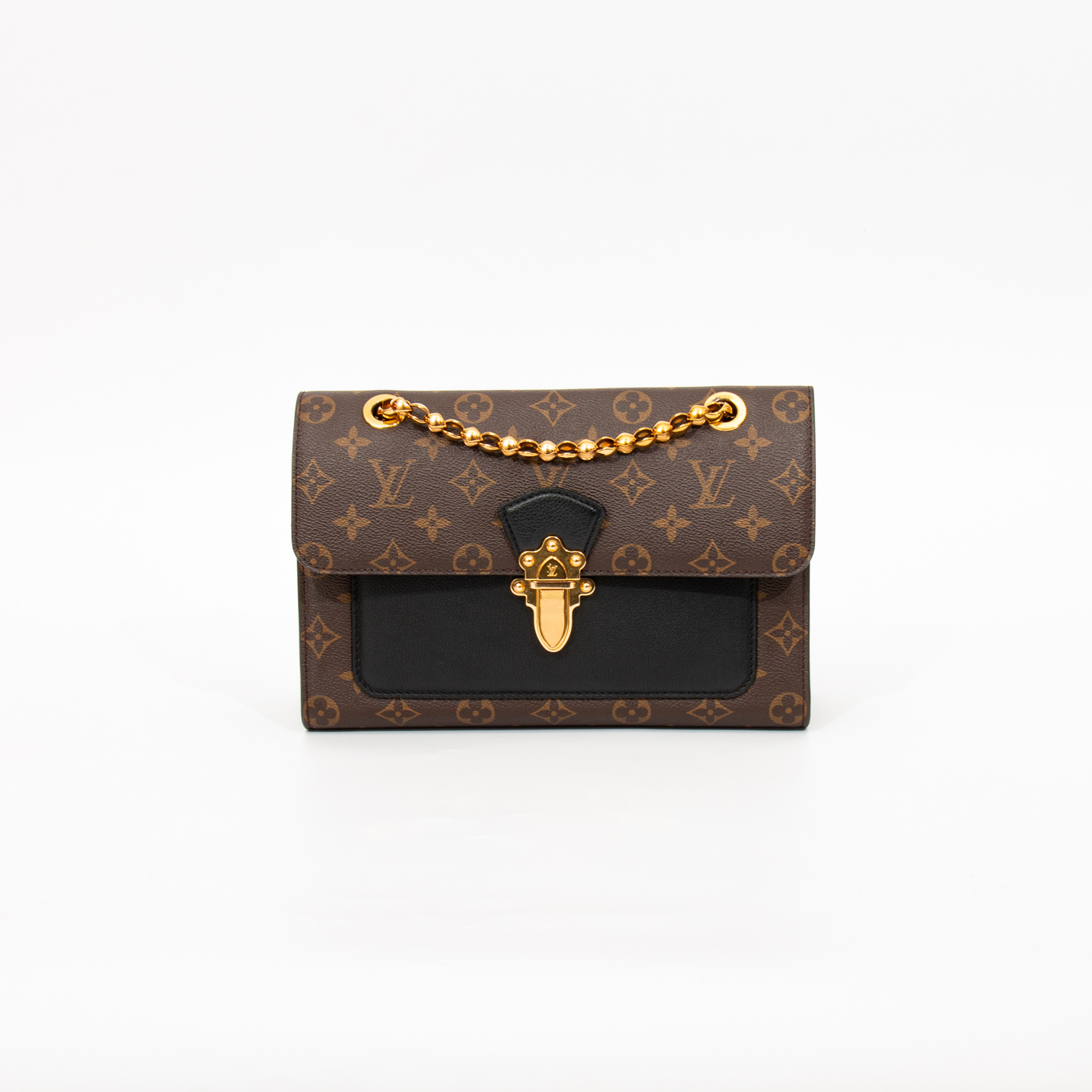 Louis Vuitton Victorie Monogram Canvas mit goldener Kette