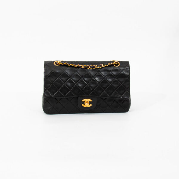 Chanel Timeless Medium Tasche Schwarz Vintage 80er