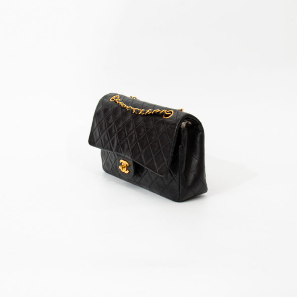 Chanel Timeless Medium Tasche Schwarz Vintage 80er