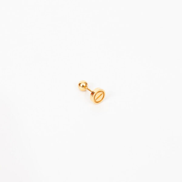 Chanel Cartier Love Ohrstecker Einzeln Gold mit Box