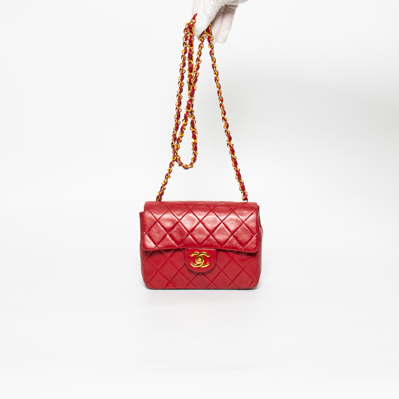 Chanel Tasche Single Flap Rot 1989–1991 1027265