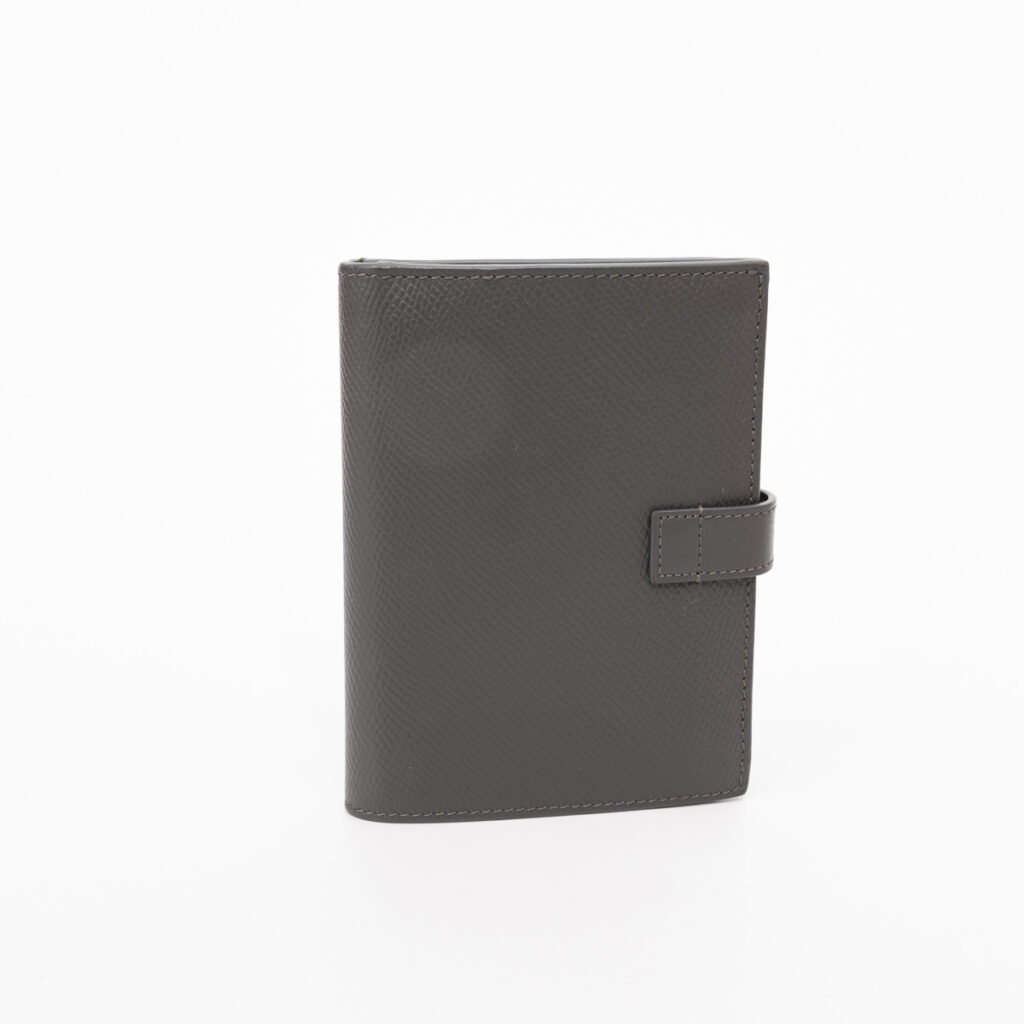 Cartera de piel Céline mediana con correa, color gris