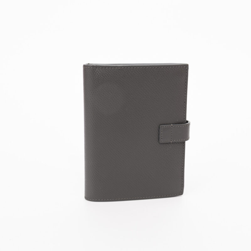 Cartera de piel Céline con correa mediana, color gris – Imagen 2