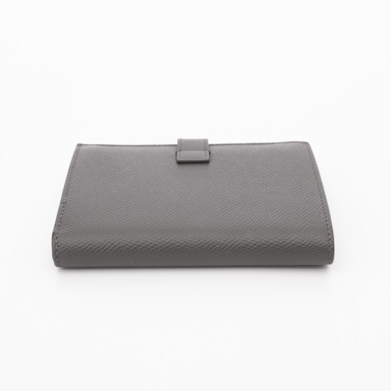 Cartera de piel Céline con correa mediana, color gris – Imagen 4