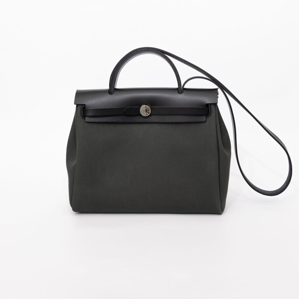Hermès Herbag 31 Zip Vert Mangrove Noir Tasche 2025