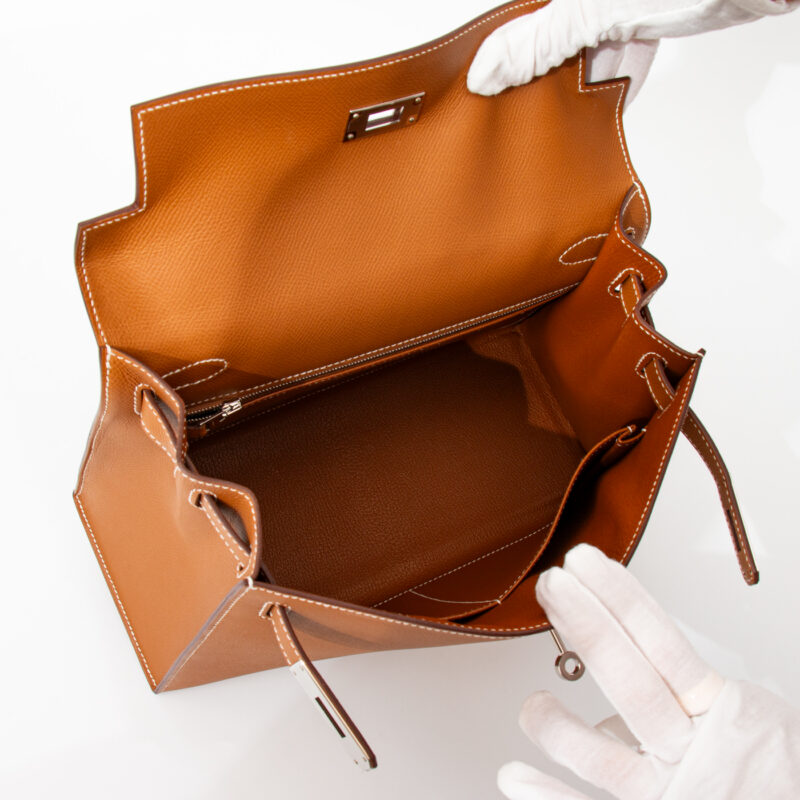Hermès Kelly 28 Epsom Leder Gold Palladium Hardware 2024 – Bild 11
