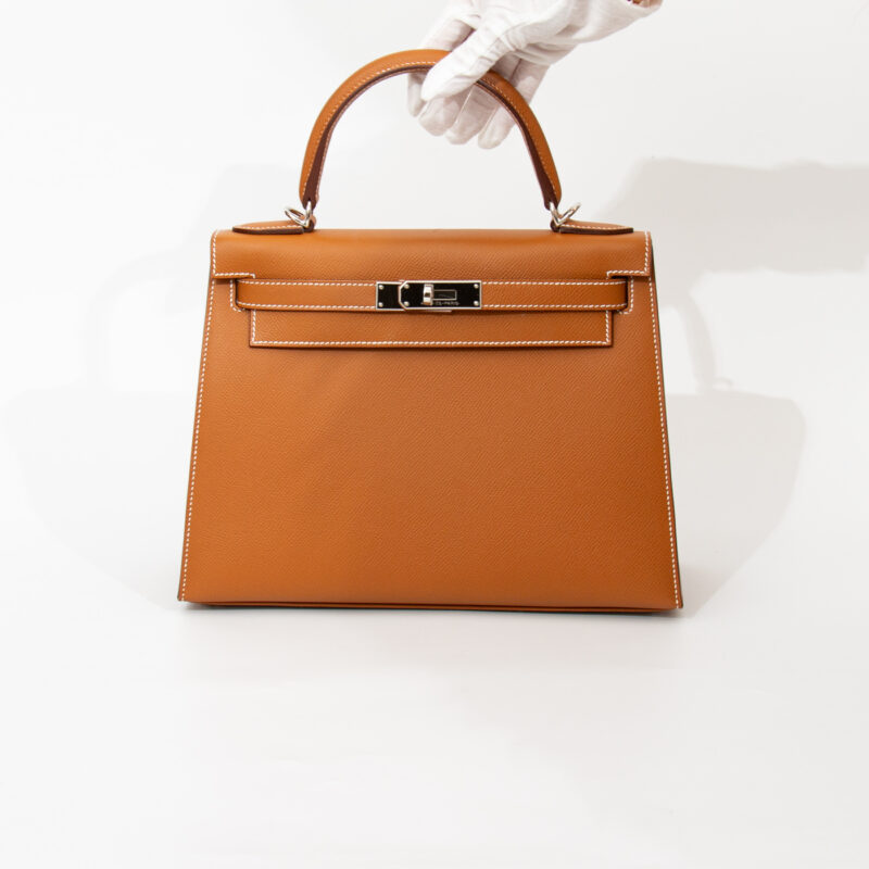 Hermès Kelly 28 Epsom Leder Gold Palladium Hardware 2024 – Bild 6