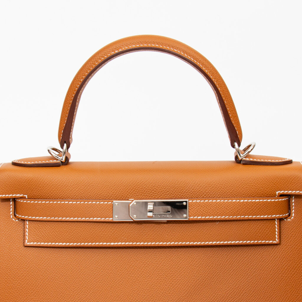 Hermès Kelly 28 Epsom Leder Gold Palladium Hardware 2024