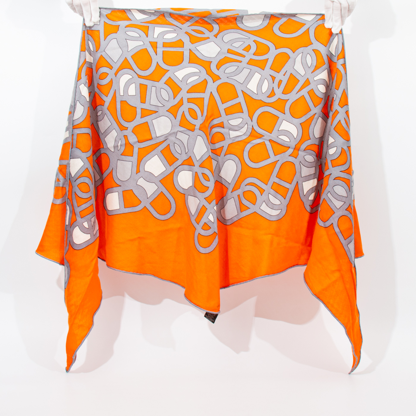 【ヴィンテージ】エルメス HERMES STOLE HERMES エルメス ポケット ストール レザー ブラック マルジェラ期
