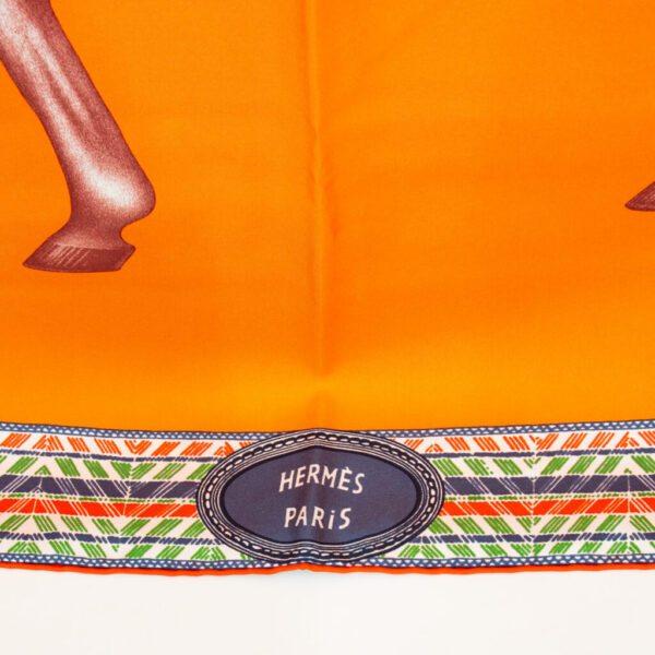Hermès Foulard Double Face Carré Favori du Faubourg soie