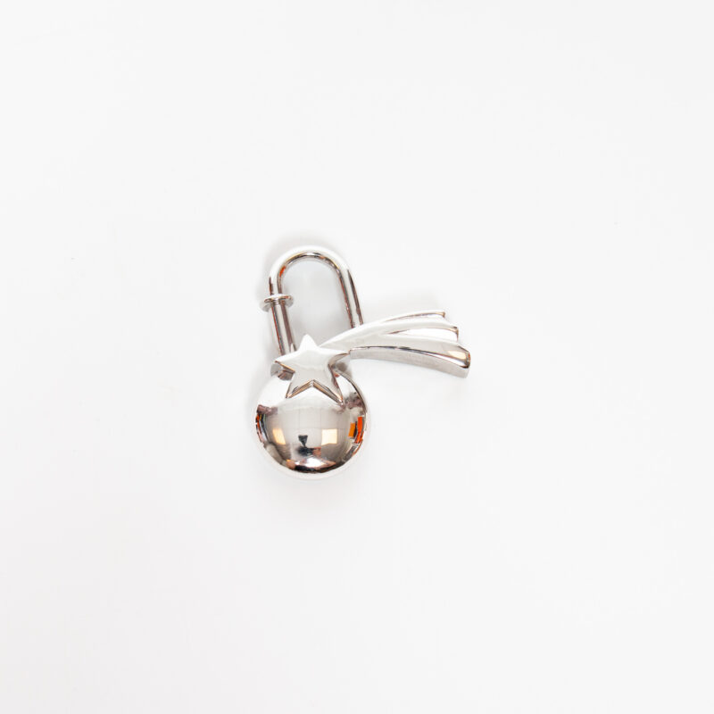 Hermès Charm Cadena Lock Shooting Star Aus Metall In Silber – Bild 1