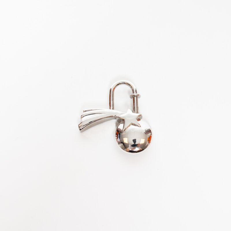 Hermès Charm Cadena Lock Shooting Star Aus Metall In Silber – Bild 2