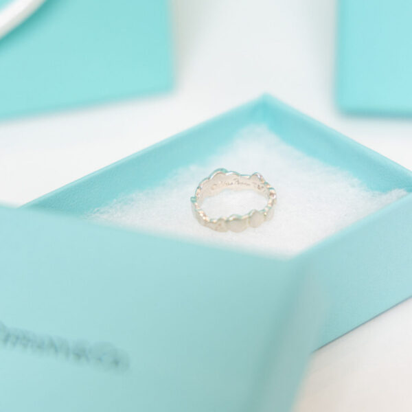 Othfany Ring Herzen 925er Silber 48