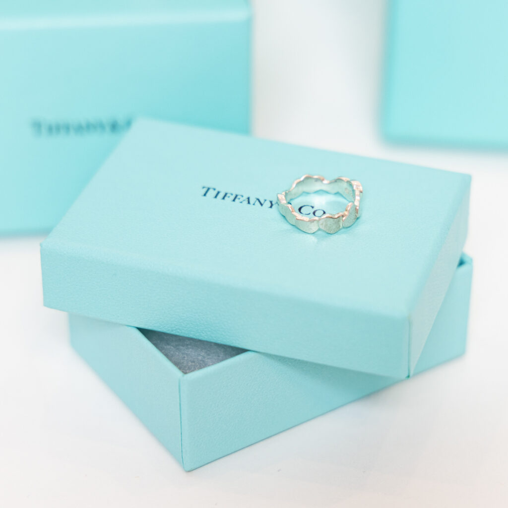 Tiffany Ring Herzen 925er Silber 48