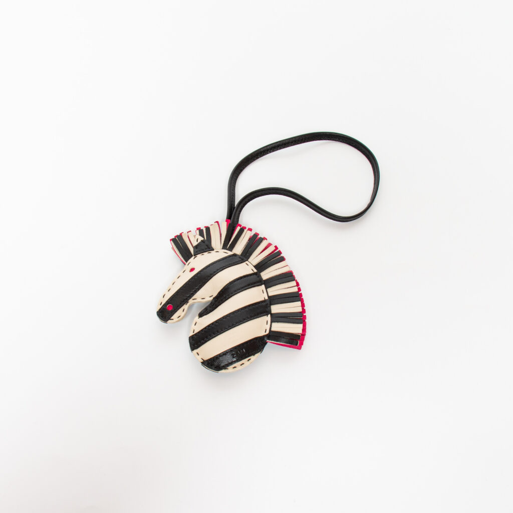 Hermès Petit H Zebra Charm Leder Milo