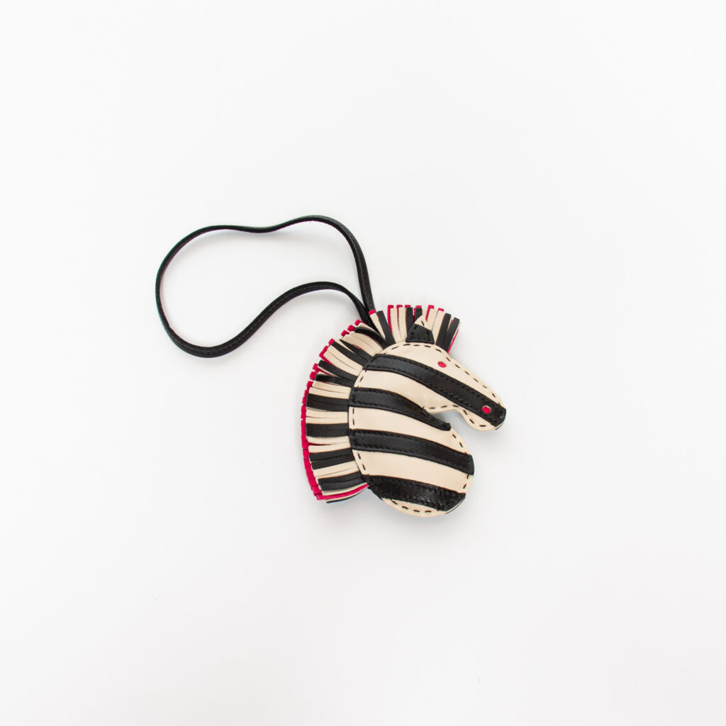 Hermès Petit H Zebra Charm Leder Milo