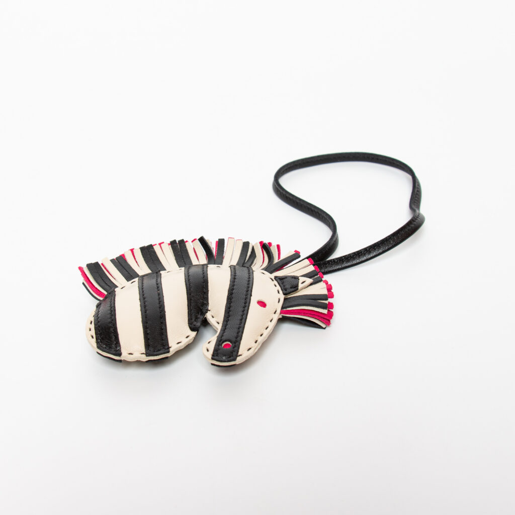 Hermès Petit H Zebra Charm Leder Milo