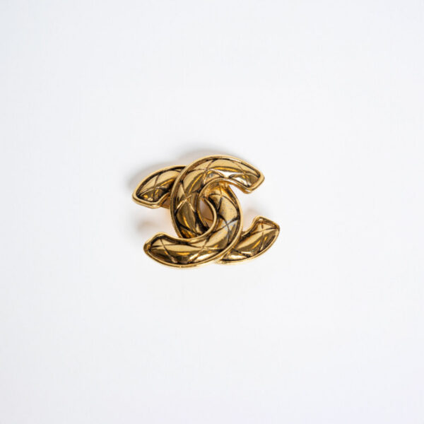 Chanel Chanel CC Brosche Vintage Gold